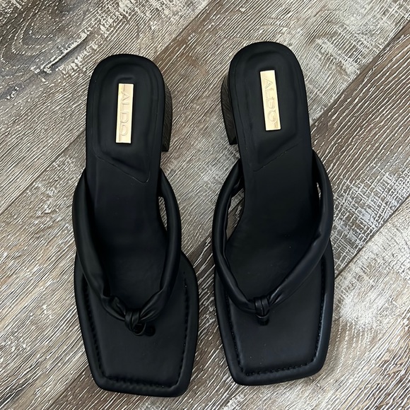 Aldo Shoes - Black Aldo Gisela heeled sandals